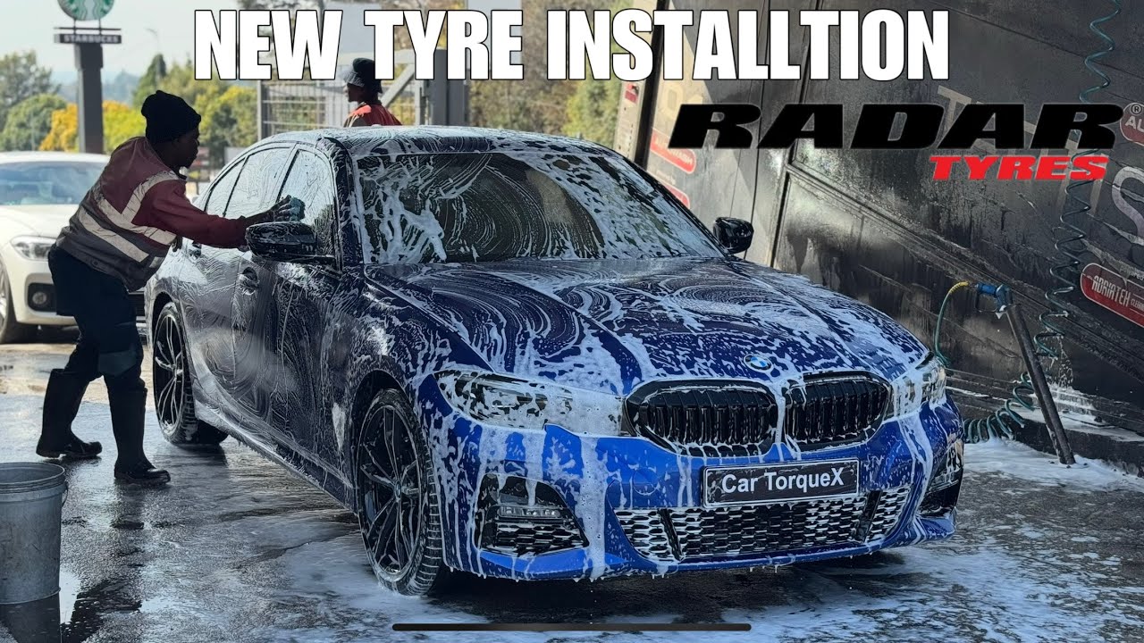 The BMW G20 320i gets new tyres | Radar Dimax R8+ Ultra High Performance tyres