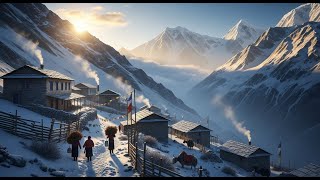 Surviving on the World’s Highest Mountain Village 🌄 | A Peaceful Documentary