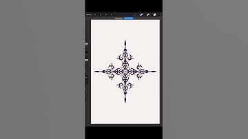 F002 | Radial Symmetry Pattern #digitaldrawing #procreatedigitalart #procreate