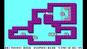 Soko-Ban MS-DOS Variant, Level 9