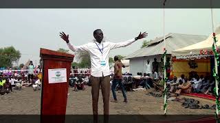 Wonderful preaching by young pastor John Deng Ghagha in Akobo Peace Conference 2022