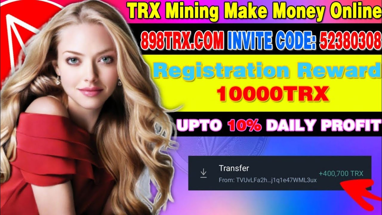 🔥2022TRX mining violence to make money project, open an account to get 10000trx💸