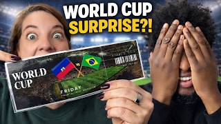 I Surprised My Boyfriend With Haiti vs Brazil World Cup Tickets 🇭🇹⚽