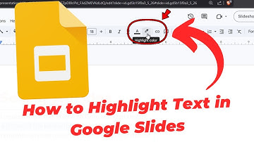 How to Highlight Text in Google Slides