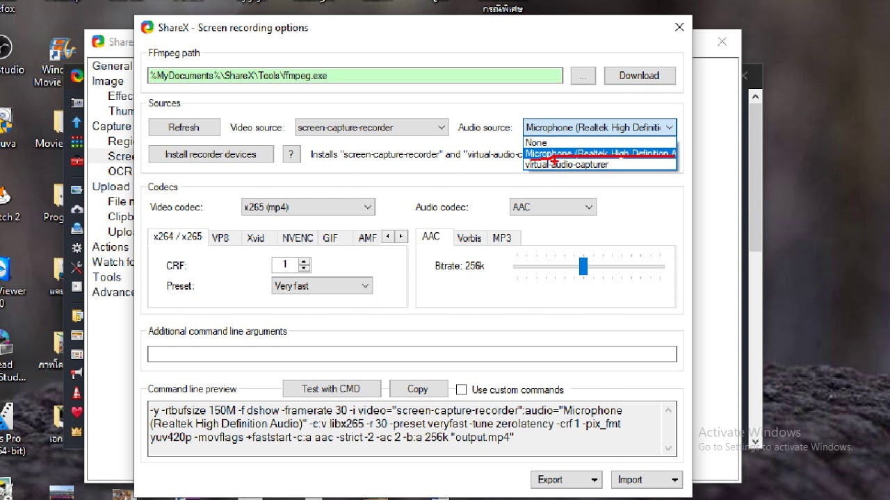 Sharex Task Settings ShareX วิธีการตั้งค่า(Task setting)||บันทึกหน้าจอ พร้อมเสียง||โปรแกรม ...