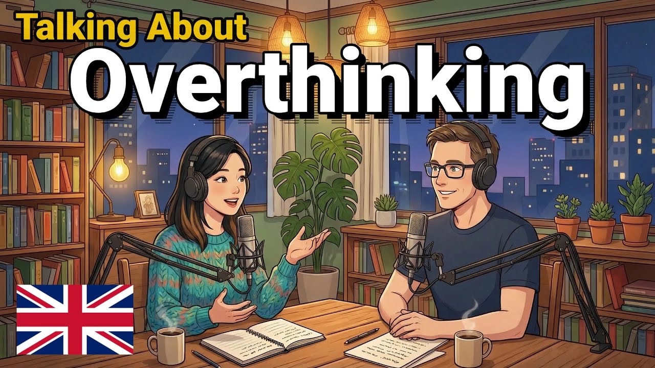How to Talk About Overthinking and Inner Peace in English | English Conversation Practice