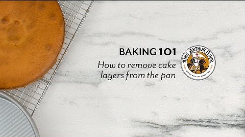 How to remove cake layers from the pan