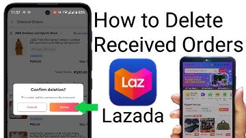 How to delete received orders in Lazada