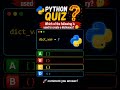 👉🧠Can You Solve This Python Question? 😱#pythonchallenge #codingtest#python#programmer #shorts#learn