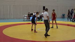 #2 Gregor Wolf (SV Halle) - Dominik Gasser (RSV Rotat. Greiz) B-Jugend  41kg Spark.-Pokal Jena 2022