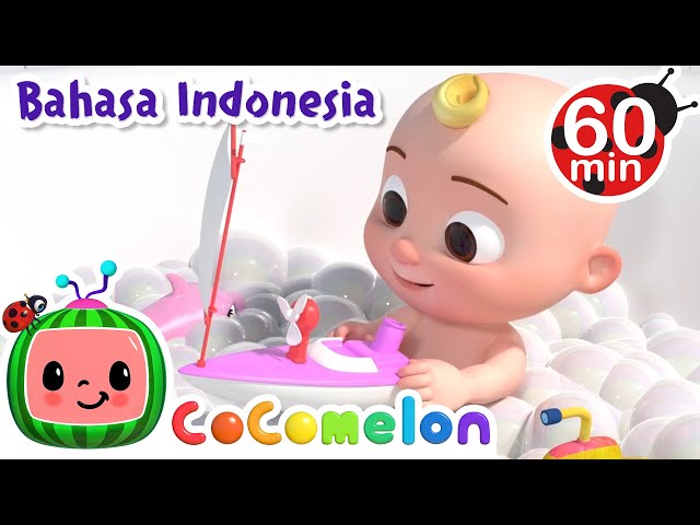 Lagu Mandi | CoComelon Bahasa Indonesia - Lagu Anak Anak class=