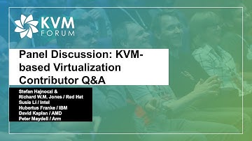 Panel Discussion: KVM-based Virtualization Contributor Q&A