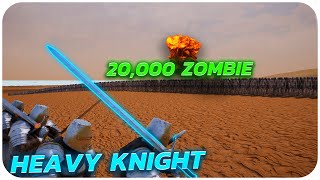 500 Heavy Knight  VS 20,000 ZOMBIE !!!  | Ultimate Epic Battle Simulator 2 (UEBS 2)