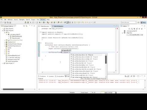 การสร้างงานใหม่ JAVA Android โดย Eclipse