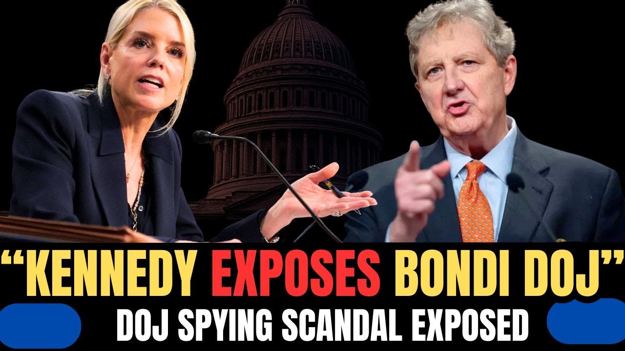 Пэм Бонди уклоняется от ответа на обвинения Министерства юстиции в слежке со стороны Джона Кеннеди.