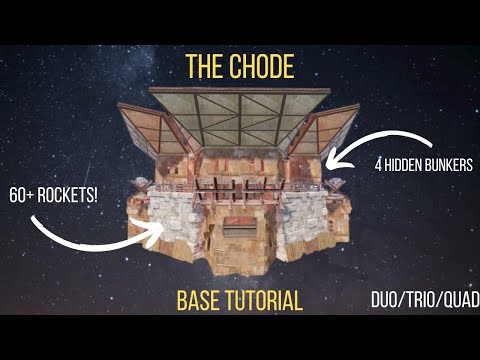 The Chode Quad Bunker - Trio Rust base design
