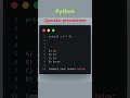 Python Math Trap 🤯 | Operator Precedence Explained #python #ai #code #coding