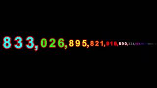 Numbers 0 to 1 Vigintillion with sounds