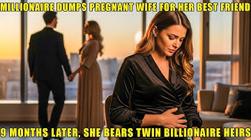 Millionaire Dumps Pregnant Wife for Her Best Friend—9 Months Later, She Bears Twin Billionaire Heirs