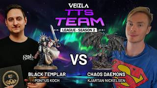🔥Black Templar vs Chaos Daemons - Pontus Koch vs Kjartan Nickelsen🔥
