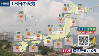 8月18日の天気