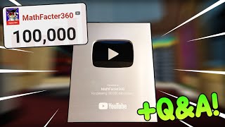Opening the Silver Play Button! + Q&A