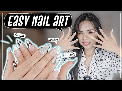 Video 5 Mẫu Nail Art Đơn Giản Dễ Làm Cho Người Mới Bắt Đầu♡... - youtube