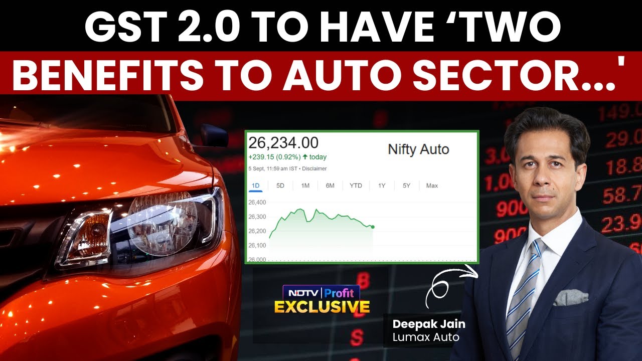 Auto Ancillaries Gain From GST Reforms: Lumax Auto's Deepak Jain On Impact Of GST & Tariffs