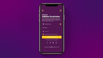 Design a Modern Login UI in Adobe Illustrator