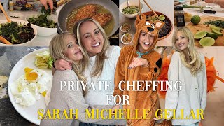 Celebrity Private Cheffing Sarah Michelle Gellar