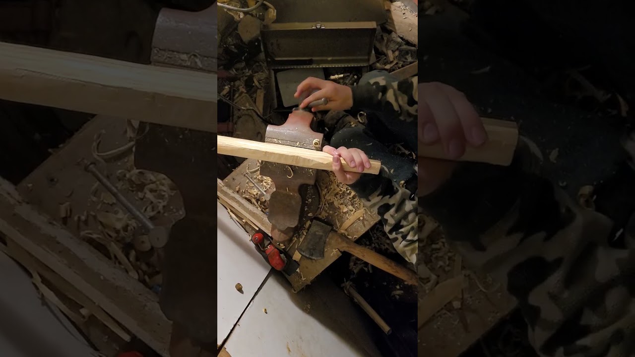 Making a axe handle 