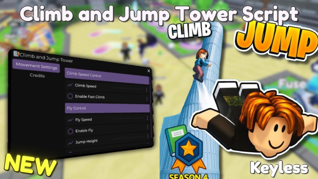 *NEW* Climb And Jump Tower Script [ Pastebin 2025 ] Keyless