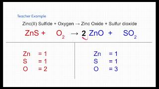 Notes: Balancing Chemical Equations v.2 (Chem2)
