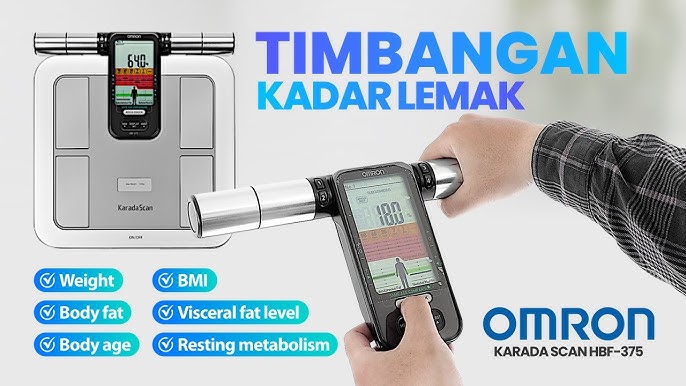 Omron Weight Scale Karada Scan Body Composition Monitor HBF-375