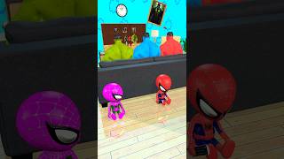 Lil Spidey Turns Off The Tv To Rainbown Hulk Marvel Animation