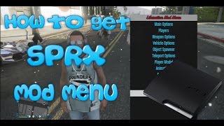HOW TO INSTALL SPRX MOD MENU ON CFW PS3