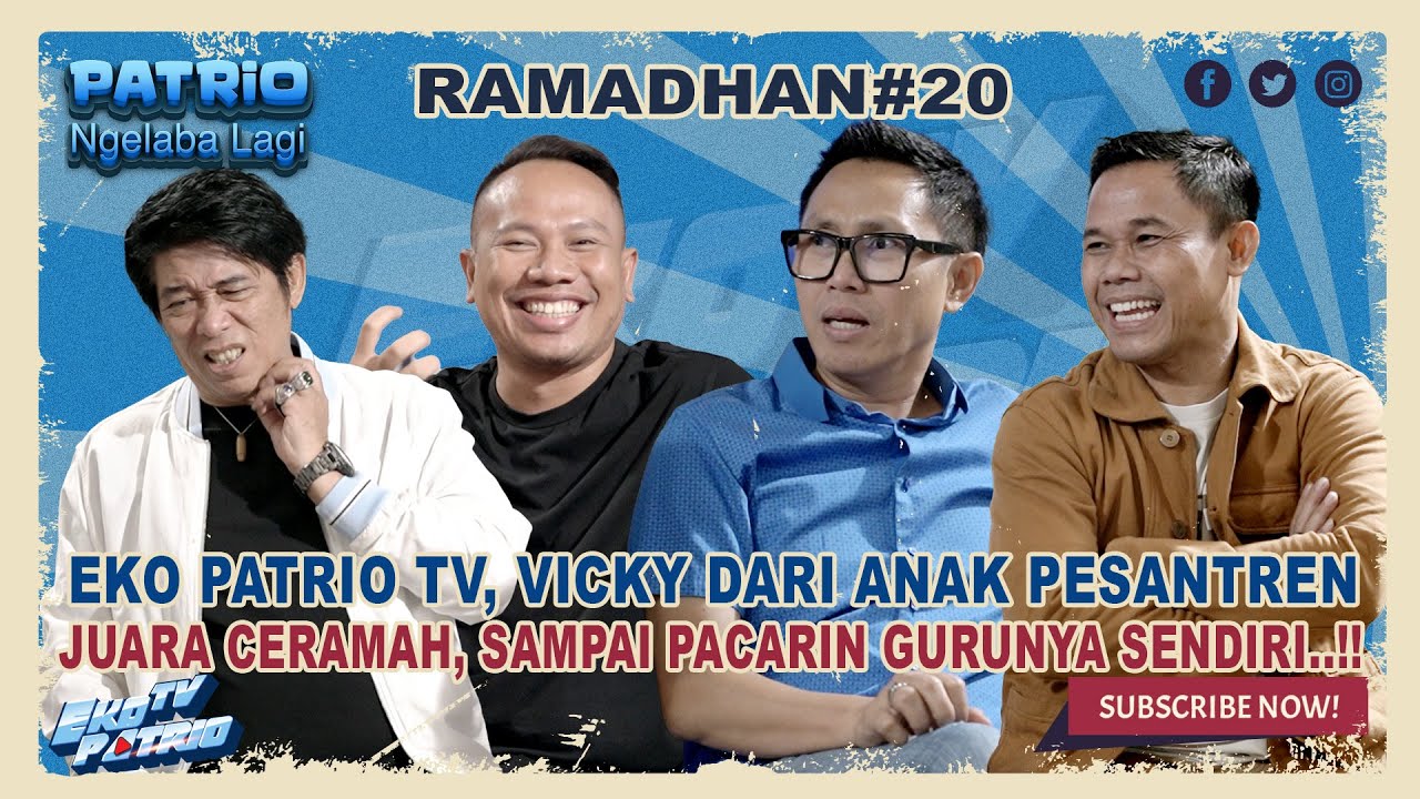 EKO PATRIO TV!! VICKY DARI ANAK PESANTREN JUARA CERAMAH, SAMPAI PACARIN GURUNYA SENDIRI..!!