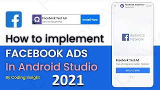 How to Add Facebook Audience Network in Android Studio || Banner & Interstitial ads in Android 2021