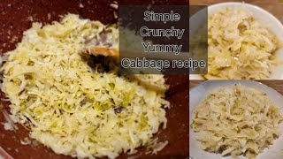 Simple Crunchy Sweet Cabbage recipe| South Africa