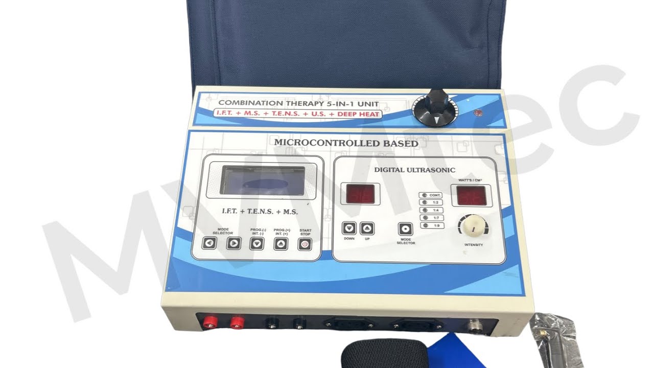 How to Operate 5 in 1 combination Machine ( TENS + MS + IFT + DEEP HEAT )