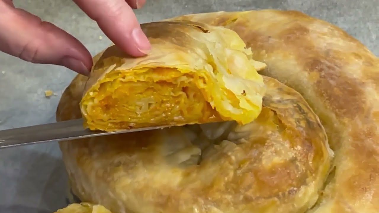 Одесские ВЕРТУТЫ с тыквой.  Идеальное вытяжное тесто !!!