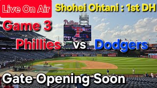 【ライブ配信】対フィラデルフィア・フィリーズ〜シリーズ最終戦〜大谷翔平選手は1番指名打者で出場⚾️まもなくゲートオープン⚾️Shinsuke Handyman がライブ配信中！