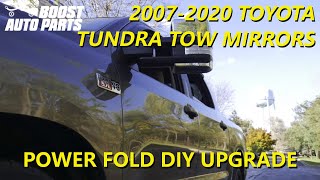 Full Tow Mirror Install: (20072021) Toyota Tundra Tow Mirrors (Power Fold Retrofit)  Boost Auto