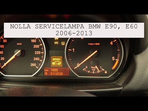 Video: Hur återställer man servicelampan på en 2008 BMW?