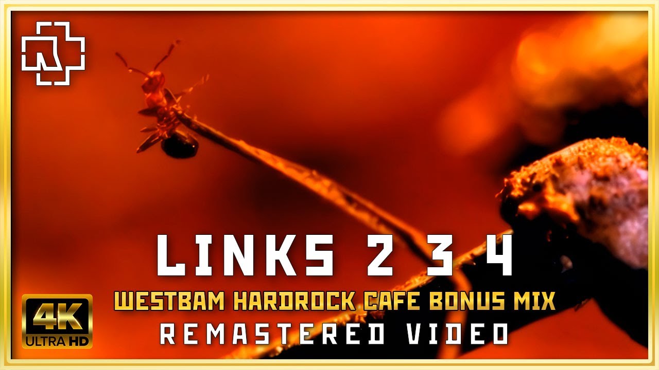 Rammstein - Links 2 3 4 Westbam Hard Rock Cafe Bonus Mix 4K Remastered ...