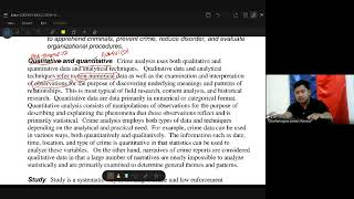 LEA  LAW ENFORCEMENT OPERATIONS AND PLANNING WITH CRIME MAPPING PART 1