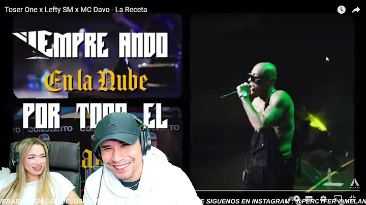 Toser One x Lefty SM x MC Davo - La Receta || REACCIÓN