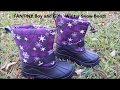 FANTINY Boy and Girls&#39; Winter Snow Boots Outdo