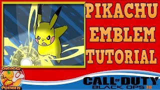 Black Ops 3 - Pikachu Electro Ball Emblem Tutorial