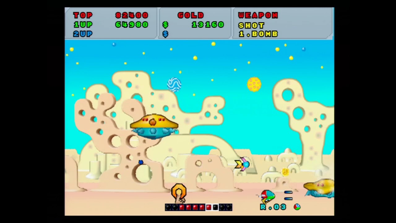 Fantasy Zone (PS2) Sega Classics Collection - YouTube